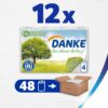 Danke Kitchen Roll, Mega Pack, 12 Packs (48 Rolls x 45 Sheets)