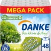 Danke Kitchen Roll, Mega Pack, 12 Packs (48 Rolls x 45 Sheets)