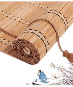 Design-Style Bamboo Roller Blinds for Indoor and Outdoor Use 110 &times; 220 cm