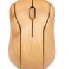 Computer Bamboo Wireless Mouse with USB Receiver