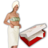 Eco-Bamboo Bathroom Set with Disposable Towel and Bath Towel