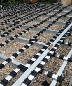 Keel aluminum profile makes installing decking boards easier