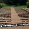 Keel aluminum profile makes installing decking boards easier