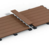 Keel aluminum profile makes installing decking boards easier