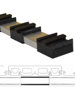 Keel aluminum profile makes installing decking boards easier