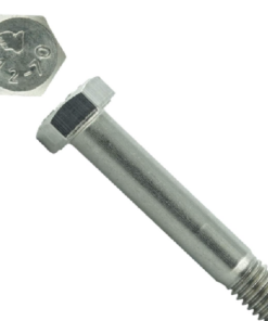 M8 x 24 cm Hex Head Bolts – Stainless Steel A2 V2A Machine Screws, Rust-Resistant – DIN 931 (ISO 4014)