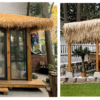 Handmade Thatched Roof, Palm Thatch 100 x 500 cm