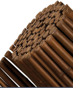 Premium Bamboo Privacy Screen 90 x 250 cm Dark Brown
