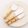 Stainless Steel Cheese Slicer, Mini Knife, Butter Knife, Spatula Fork, Bamboo Cheese Knives, Cheese Utensils, Kitchen Tools