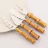 Stainless Steel Cheese Slicer, Mini Knife, Butter Knife, Spatula Fork, Bamboo Cheese Knives, Cheese Utensils, Kitchen Tools