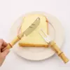 Stainless Steel Cheese Slicer, Mini Knife, Butter Knife, Spatula Fork, Bamboo Cheese Knives, Cheese Utensils, Kitchen Tools