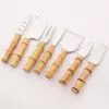 Stainless Steel Cheese Slicer, Mini Knife, Butter Knife, Spatula Fork, Bamboo Cheese Knives, Cheese Utensils, Kitchen Tools