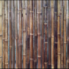 Black Bamboo Fence Roll Deluxe 200 x 250 cm