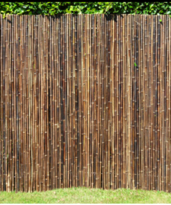 Black Bamboo Fence Roll Deluxe 200 x 250 cm