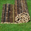 Black Bamboo Fence Roll Deluxe 200 x 250 cm
