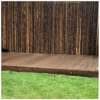 Black Bamboo Fence Roll Deluxe 200 x 250 cm