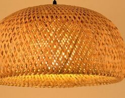 Natural Creative Handmade Bamboo Lamps. Dia 45x22cm
