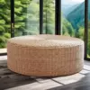 Round Handmade Bamboo Meditation Cushion