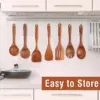 9-Piece Kitchen Utensil Set, Premium Wooden Kitchen Tools