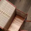 Retro-Style Bamboo Basket with Lid