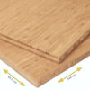 3-Ply Carbonized Side-Pressed Bamboo Plywood 2440 x 605 x 20 mm