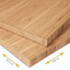 Bamboo Plywood 3-Layer Carbonized Pressed 2440 x 605 x 30 mm