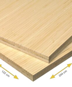Bamboo Plywood 5-Layer Natural Half-Pressed 2440 x 1220 x 20 mm