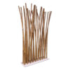 Bamboo Room Divider with White Base Plate 100 x 200 cm