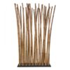 Bamboo Room Divider with Black Base Plate 100 x 200 cm