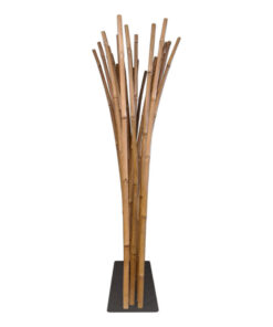 Bamboo Room Divider with Black Base Plate 100 x 200 cm