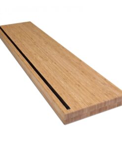 Non-Slip Bamboo Stair Tread Carbonised 95 x 23 x 4 cm
