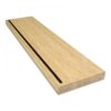 Non-Slip Bamboo Stair Tread Natural 95 x 23 x 4 cm