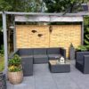 Woven Bamboo Fence, Vertical, 180 x 180 cm