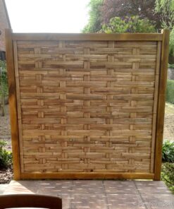Woven Bamboo Fence, Vertical, 180 x 180 cm