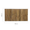 Bamboo Fencing Roll Deluxe 180 x 100 cm