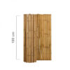 Bamboo Fence Roll Half-Round Natural 180 x 100 cm