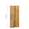 Bamboo Fence Roll Half-Round Natural 180 x 150 cm