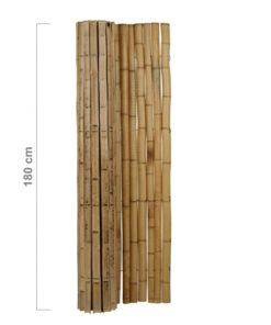Bamboo Fence Roll Half-Round Natural 180 x 180 cm