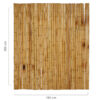 Bamboo Fence Roll Half-Round Natural 180 x 200 cm