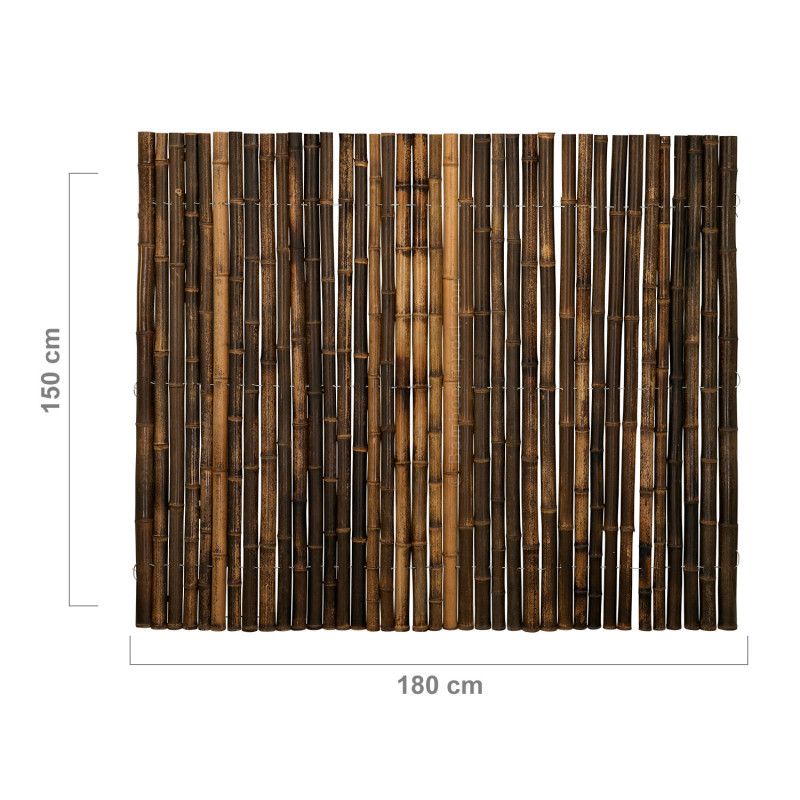 bamboemat-halfrond-rol-zw_180-150cm_1-800x800-2.jpg Half-Round Black Bamboo Fence Roll 180 x 150 cm