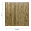 Bamboo Curl Roll 180 x 180 cm