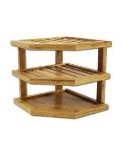 Bamboo 3-Tier Kitchen Storage Shelf