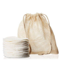 100% Biodegradable Recycled Set with 16 Bamboo Makeup Remover Pads