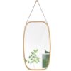 Bamboo-Framed Hanging Mirrors