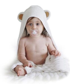Baby Towel with Bamboo Hood and Bear Ears