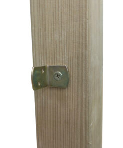 Fence Support L-Bracket, Yellow Galvanized &ndash; 6 pcs