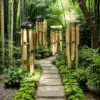 Handmade Bamboo Wind Chimes, Vintage Style