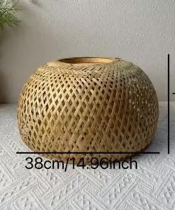Art Design Bamboo Lampshade