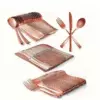 75-Piece Rose Gold Cutlery Set