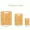 3-Piece Bamboo Cutting Board Set